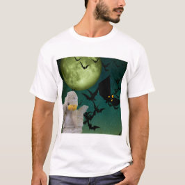 Camiseta Mummy, Bat & Moon Halloween