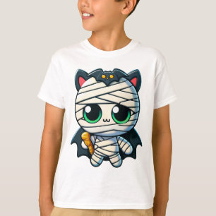 Camiseta "Mummy Cat in Vampire Costume"
