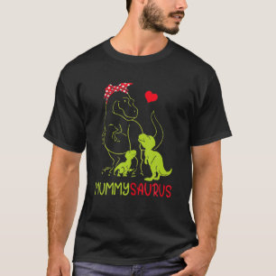 Camiseta Mummy Dinosaur Funny 2 Duas Crianças Mummysaurus
