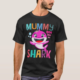 Camiseta Mummy Shark Doo Doo - Tubarão-Mamãe