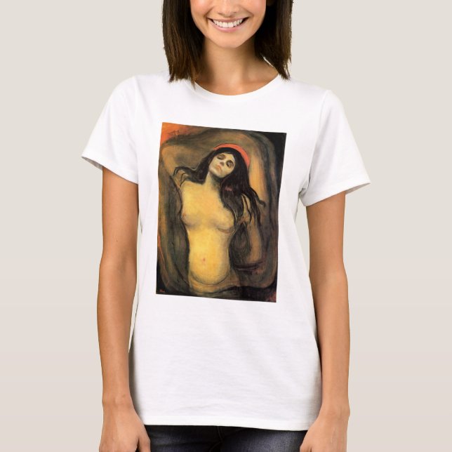 Camiseta Munch o t-shirt de Madonna (Frente)