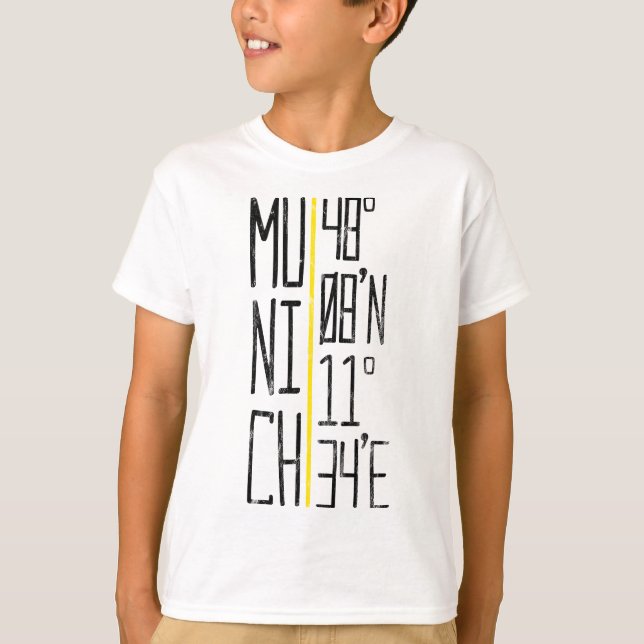 Camiseta München Munique Coordena Tee, Alemanha (Frente)