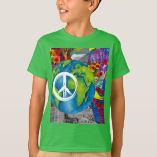 Camiseta mundial da paz