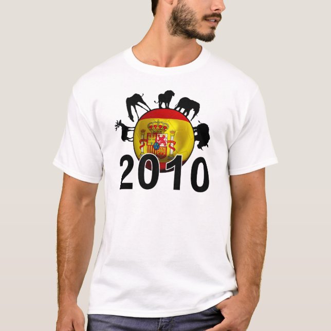 Camiseta Mundo 2010 da espanha (Frente)