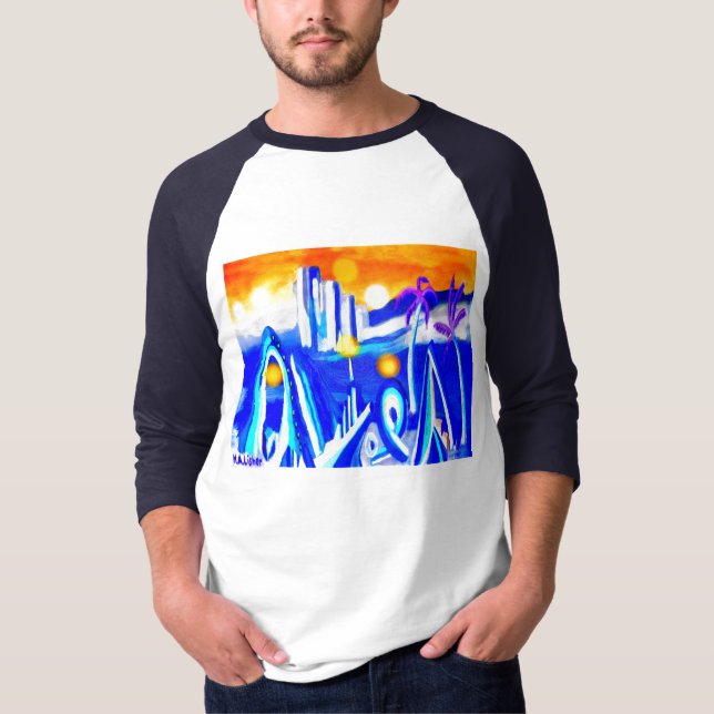Camiseta mundo alienígena (Frente)