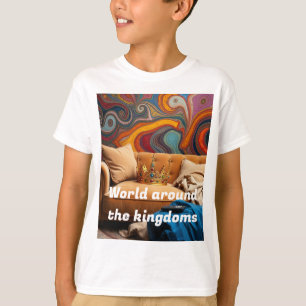 Camiseta Mundo ao redor do Reino - Aventura para Crianças M