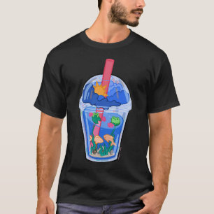 Camiseta Mundo Aquático Em Um Copo