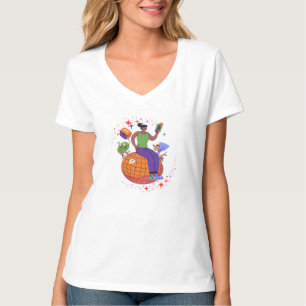 Camiseta Mundo Colorido - Planeta Terra Design Tea