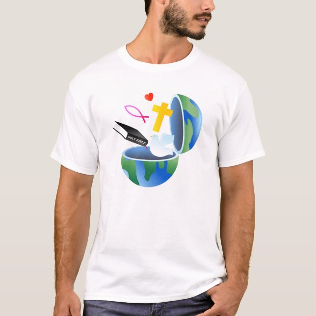 Camiseta Mundo cristão (Frente)
