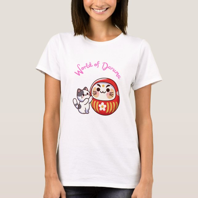 Camiseta Mundo da Arte Daruma (Frente)