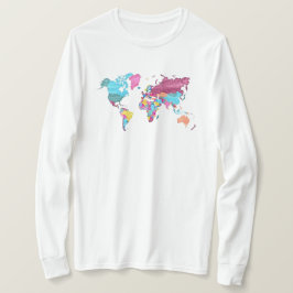 Camiseta Mundo da Camisa-T feminina