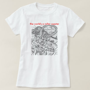 Camiseta mundo da montanha russa
