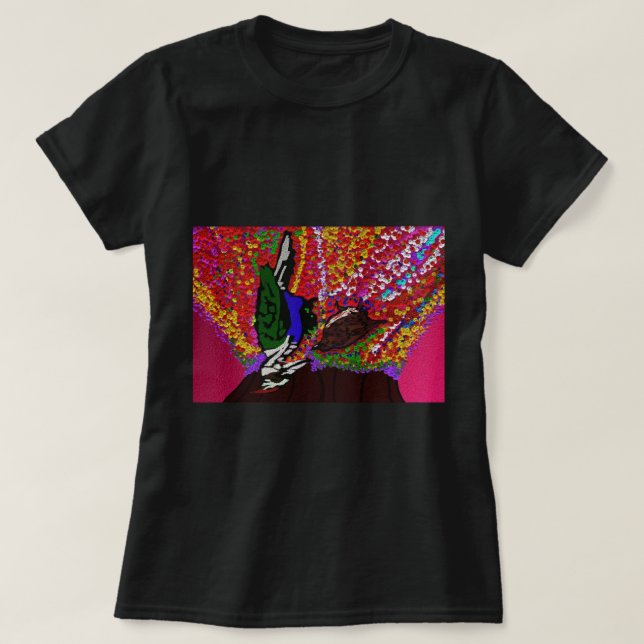 Camiseta Mundo de Cabeça para Baixo (Frente do Design)