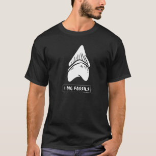 Camiseta Mundo de Escavação de Fósseis do Jurássico Eu Esca