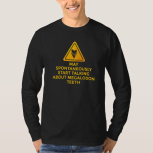 Camiseta Mundo de escavação de fósseis do Jurássico Falando