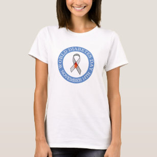 Camiseta Mundo diabetes dia o 14 de novembro