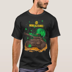 Camiseta Mundo do Cometa de Dia de São Patrício de Tanques