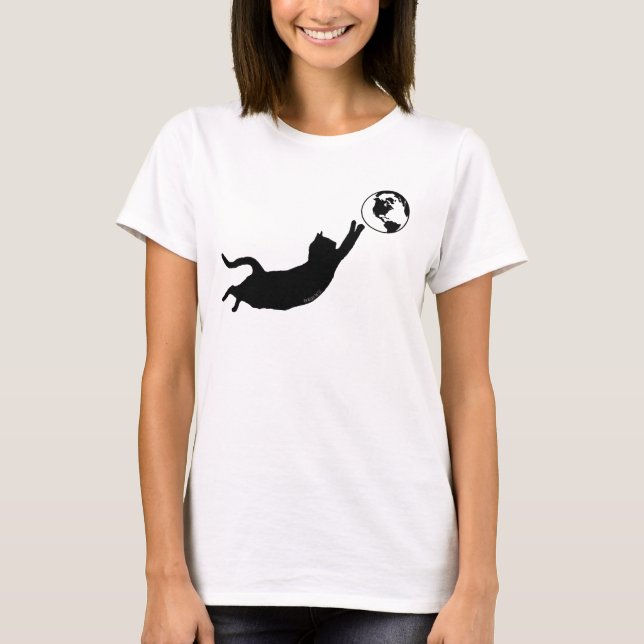 Camiseta Mundo do gato (Frente)