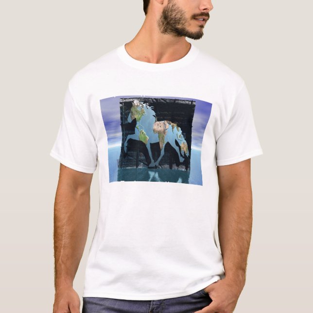 Camiseta Mundo do islandês (Frente)