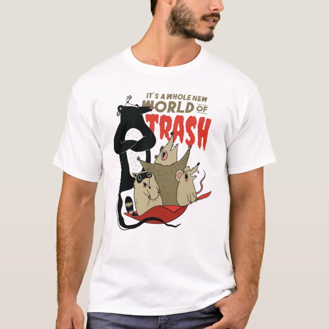 Camiseta Mundo do lixo (Frente)