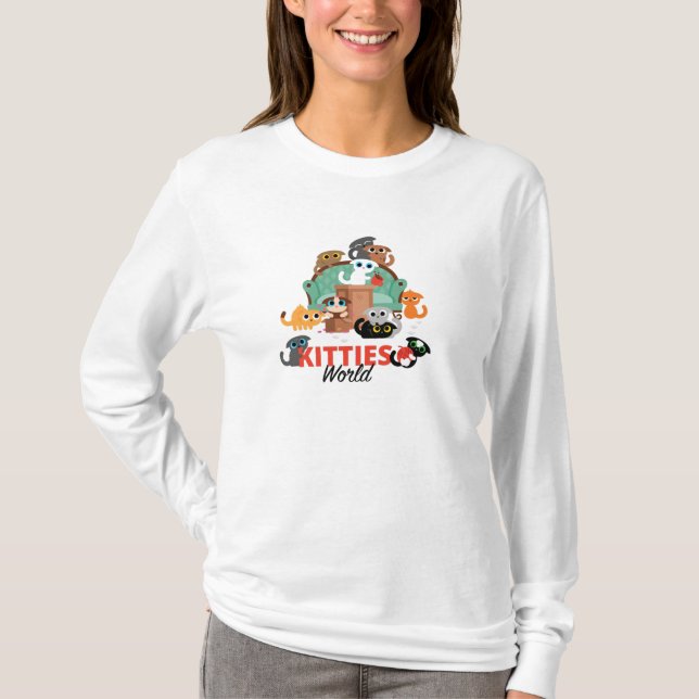Camiseta Mundo dos gatinhos (Frente)