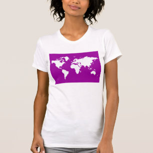 Camiseta Mundo Elegante Roxo