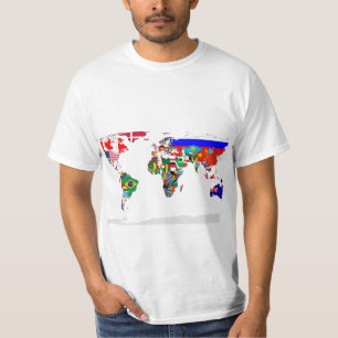 Camiseta Mundo embutido