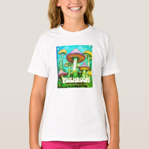Camiseta Mundo Encantador de Cogumelos um SS Branco