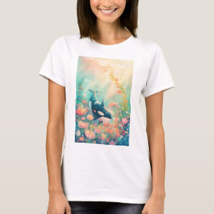 Camiseta Mundo Floral da Orca