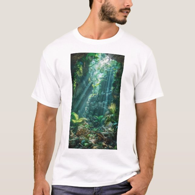 Camiseta Mundo Perdido - Enterrado no Torrent of Time" T-sh (Frente)