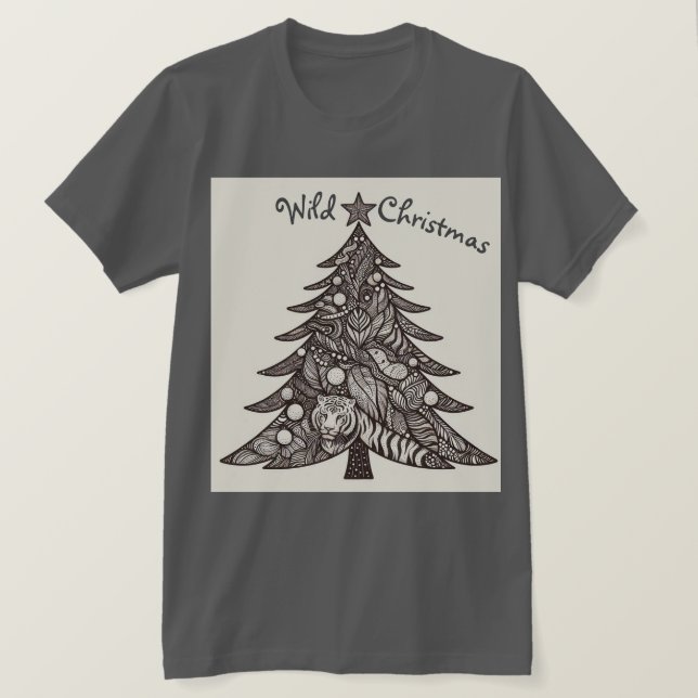 Camiseta Mundo selvagem (Frente do Design)