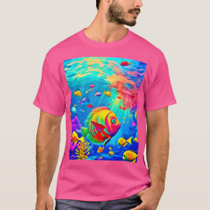 Camiseta Mundo Subaquático de Cor