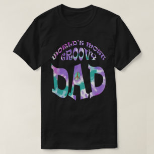 Camiseta Mundos a maioria de Pastel Groovy do pai