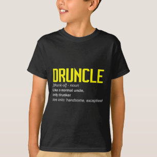 Camiseta Mundos De Definição Bêbado Melhor Tio Engraçado Dr