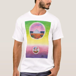 Camiseta Mundos de Sonhos de Pirâmide de Dimensões de Water