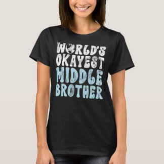 Camiseta Mundos é o Irmão Médio mais bonito