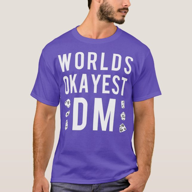 Camiseta Mundos EngraçadosOkayest DM Gaming Tee Roupa (Frente)