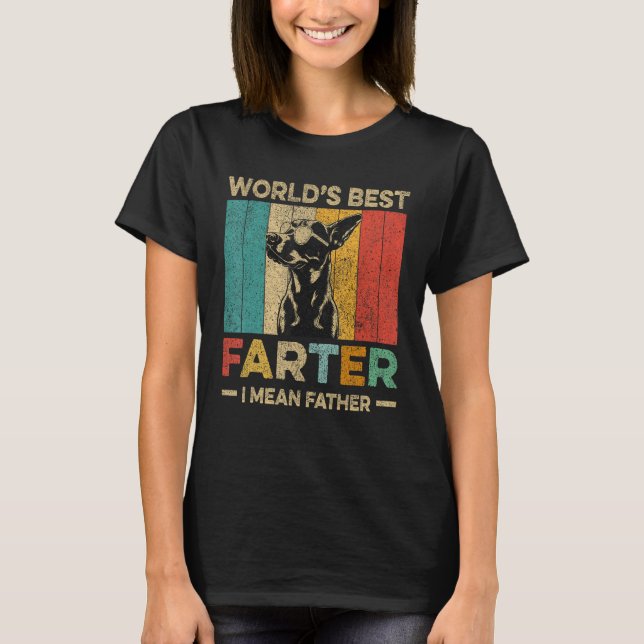 Camiseta Mundos Mais Fartos Quero Dizer Dia de os pais Padr (Frente)