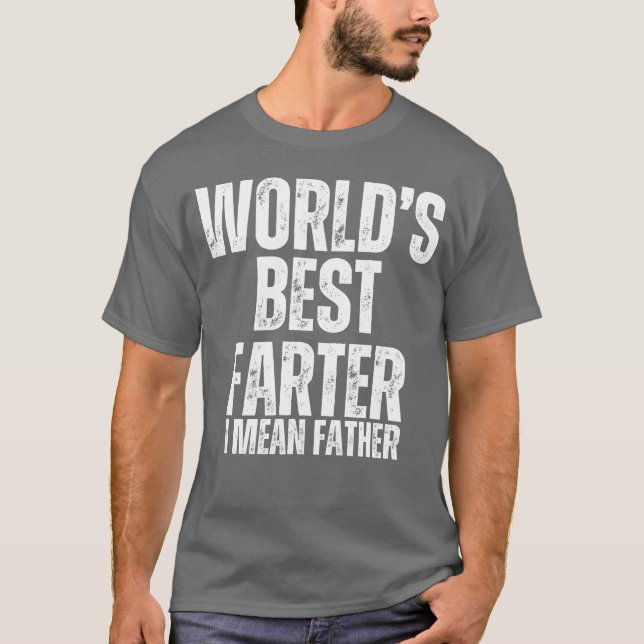 Camiseta Mundos Mais Fartos Quero dizer Padre Engraçado (Frente)