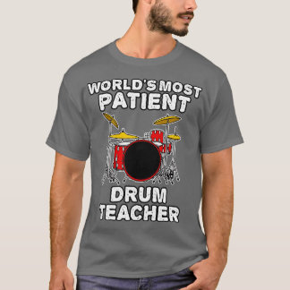 Camiseta Mundos Mais Pacientes Drummer Drummer Drummer Engr