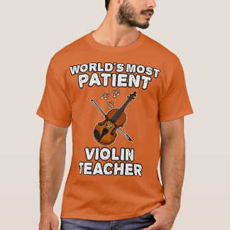 Camiseta Mundos Mais Pacientes Violinistas Professores Viol