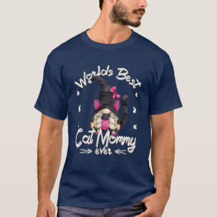 Camiseta Mundos Melhor Gnomo De Mamãe De Gata Para Cat Mãe