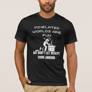 Camiseta Mundos misturados são divertidos, mas não deixe a