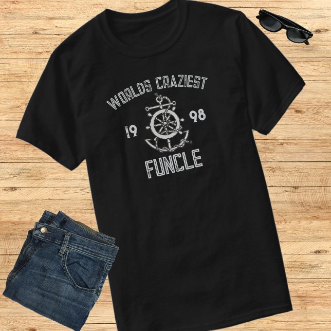 Camiseta Mundos Náuticos Físico Mais Louco Ano Passado (Criador carregado)