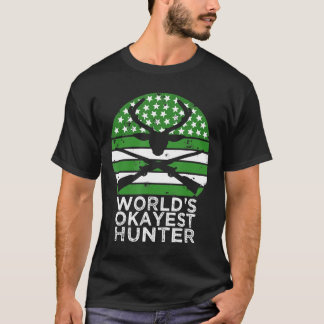 Camiseta Mundos Okayest Hunter Funny Hunter-