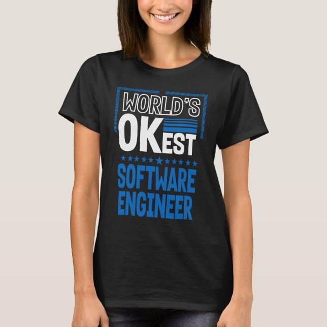 Camiseta Mundos OKest Software Developer Humor (Frente)