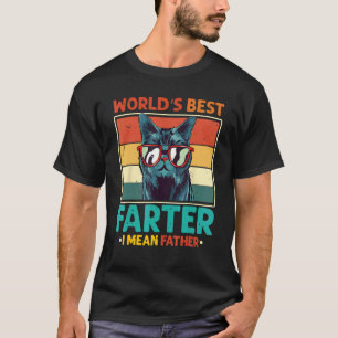 Camiseta Mundos Retro Melhor Fartador Quer Dizer Pai Melhor