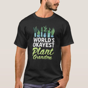Camiseta Mundos Vegetal Mais Vovó de Planta Vovô Gardening