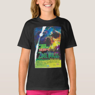 Camiseta Mundos Zumbis Galáxia de Horrores do Halloween