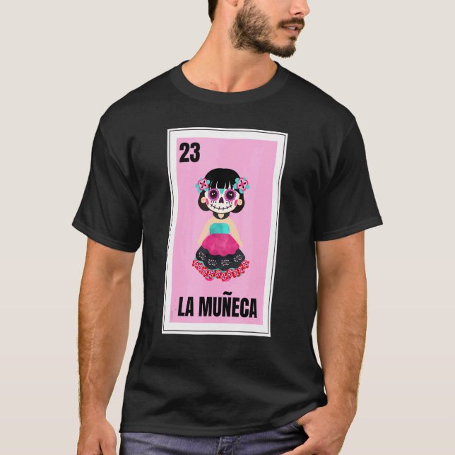 Camiseta Muneca Chingona Af Morena Latina Doll Hispânico La (Frente)
